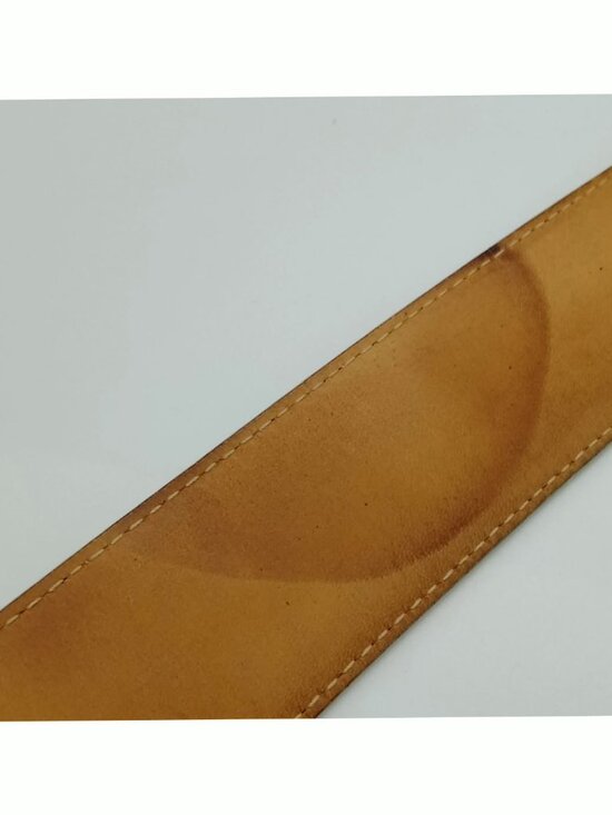 Louis Vuitton Damier Azur LV Initiales Belt Gold Buckle Luxury Designer Belt main image 6